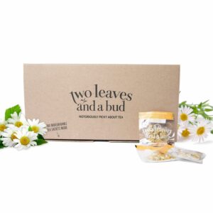 Two Leaves and a Bud Organic Chamomile Tea Bags Naturally Caffeine Free 15 Count Pack of 1