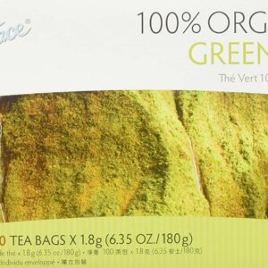 Prince of Peace Organic Green Tea 100 Tea Bags 100% Organic Green Tea Herbal Health Benefits