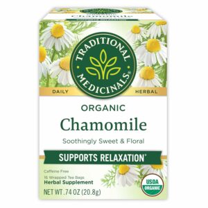 Traditional Medicinals Herbal Tea Organic Chamomile 16 Tea Bags
