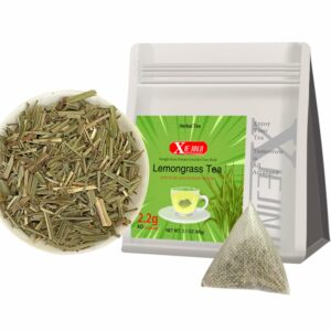 XIEJINJI Lemongrass Tea Bags 40 Count Premium Natural Lemongrass Herbal Tea Caffeine Free