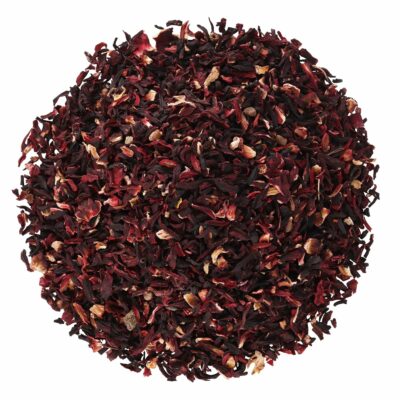Halo Naturals Organic Hibiscus Flowers Cut & Sifted 1 Pound Hibiscus sabdariffa Packaged in The USA