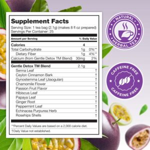 Total Tea SIimming Detox Tea Caffeine Free 25 Day Detox Herbal Tea with Chamomile