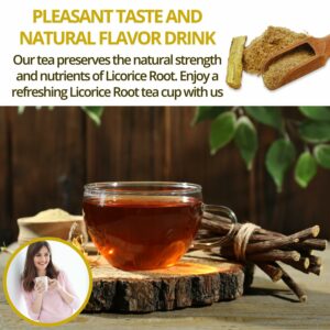 VIDA FARM Premium 125 Licorice Root Tea Bags Made with 100% Natural Licorice Root No Caffeine
