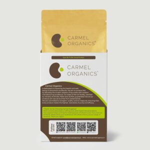 CARMEL ORGANICS Tulsi Leaves Powder 8 Ounce or 12 lb Pack of 1 Natural Tulsi Powder
