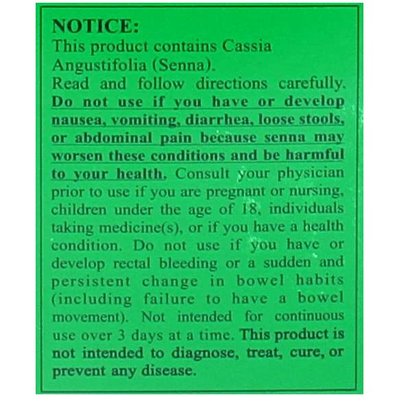 3 Ballerina Chinese Herbal Green Leaf Organic Detox Tea for Weight Loss Caffeine Free 18 Tea Bags 1 Box