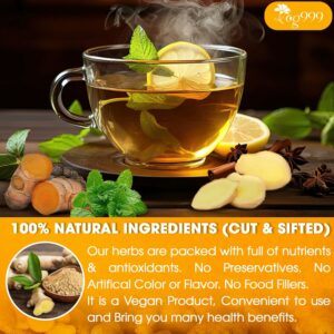 TOG999 Anti-Inflammaheb Loose Leaf Tea 100% Natural Blend of Ginger 6oz 100 cups