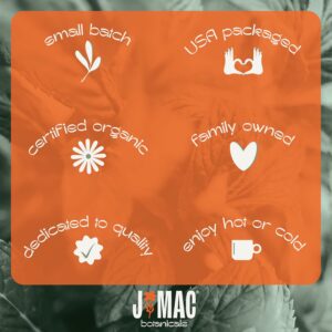 J Mac Botanicals Organic Licorice Root Tea Cut and Sifted Dried Herb