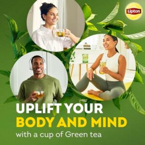 Lipton Signature Blend Green Tea Bags Unsweetened Teabags for Hot Tea or Iced Tea with Caffeine and Flavonoids 40 Total Tea Bags