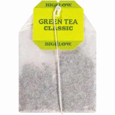 Bigelow Green Tea 28 Count Boxes Pack of 6 All Natural Medium Caffeine Tea in Individual Foil Wrapped Bags