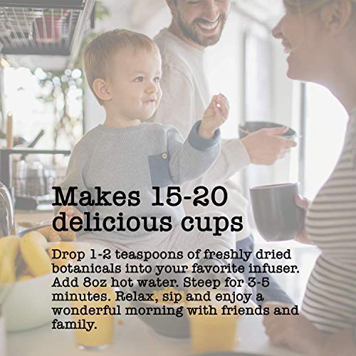 Organic Peppermint 15-20 Servings Eco Conscious Zip Pouch Caffeine Free 0.88 Ounce Small