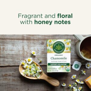 Traditional Medicinals Herbal Tea Organic Chamomile 16 Tea Bags