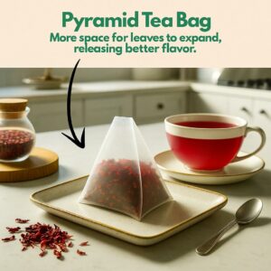 Tozzy Organic Hibiscus Tea 30 Count Pyramid Tea Bags Pure Ingredients