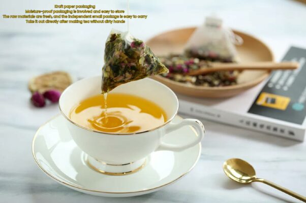 ORIENTAL XINYANG Winter Melon & Lotus Leaf Detox Tea for Weight Loss Natural Herbal Slimming Tea Caffeine Free 30 Tea Bags