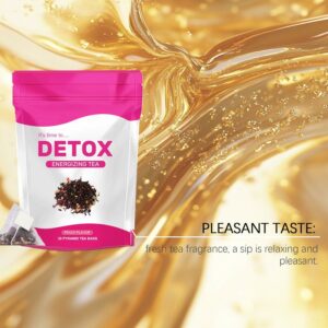 Natural Herbal Tea Caffeine Free Bloating Comfort & Digestive Calm with Ginseng & Peppermint 28 Easy Brew Tea Bags 1PCS