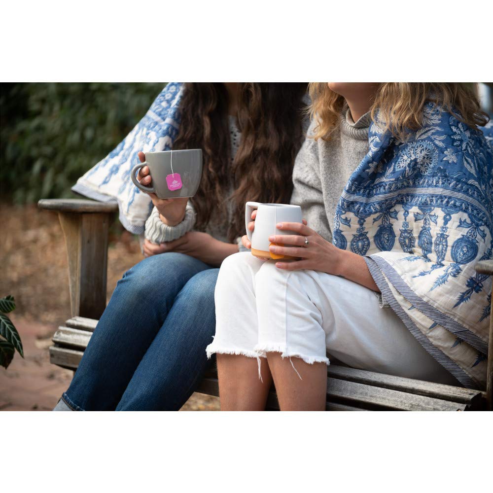 Organic India Tulsi Original Herbal Tea Loose Leaf Holy Basil and African Basil Calming and Stress Relief Tea Caffeine Free 3.5 oz Canister