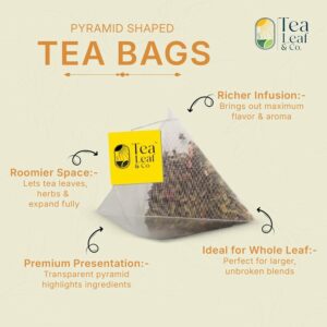 Tealeaf & Co. Turmeric Tulsi Holy Basil Green Tea Low Caffeine 100 Teabags