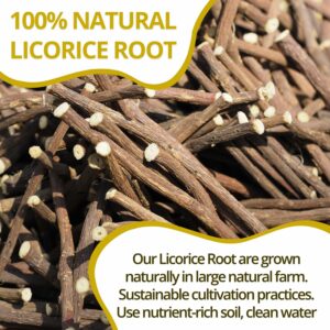 VIDA FARM Premium 125 Licorice Root Tea Bags Made with 100% Natural Licorice Root No Caffeine