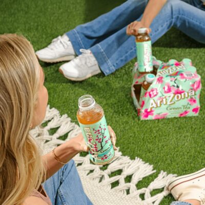 Arizona Green Tea with Ginseng and Honey 16 Fl Oz Pack of 12