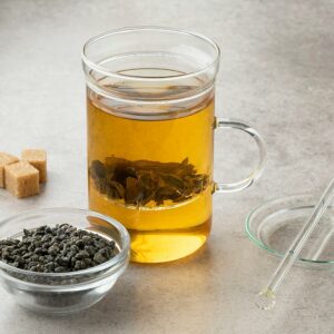 U.S. Wellness Naturals Organic Gunpowder Green Tea Loose Leaf 100% Certified Organic Green Tea 16oz 200+Cups