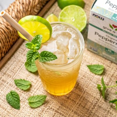 NOW Foods Give a Tea™ Organic Peppermint Tea Caffeine Free 24 bags