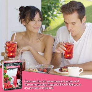 China Mist Iced Tea Berry Hibiscus Herbal Tea Infusion Each Tea Bag Yields 12 Gallon 4 bags
