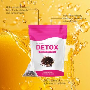 Natural Herbal Tea Caffeine Free Bloating Comfort & Digestive Calm with Ginseng & Peppermint 28 Easy Brew Tea Bags 1PCS