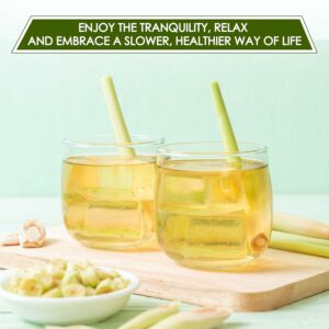 HAT ANH FARM Premium Lemongrass Tea Bags 100% Natural Dried Lemongrass Sugar Free Caffeine Free No Additives