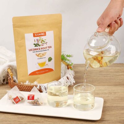 Licorice Root Tea Bag Made with Pure & Natural Sweetness Wild Licorice Root No Caffeine 40 TeaBags