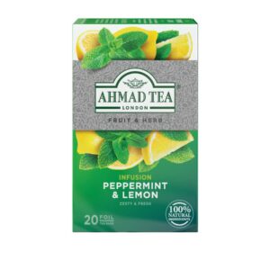 Ahmad Tea Peppermint & Lemon Tea 20 Bags 30g