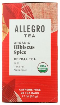 Allegro Tea Organic Hibiscus Spice Tea Bags 20 ct