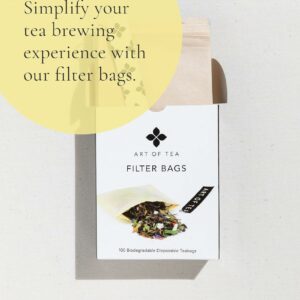 Art of Tea Organic Egyptian Chamomile Tea Bags Naturally Caffeine Free 12 Count Sampler Box