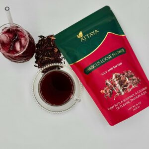 Attaya Natural Loose Hibiscus Flowers Cut & Sifted 16oz 100% Pure Dried Caffeine Free