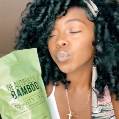 Bamboo Tea Rich in Organic Silica for Healthy Hair Skin & Nails 30 Day Challenge