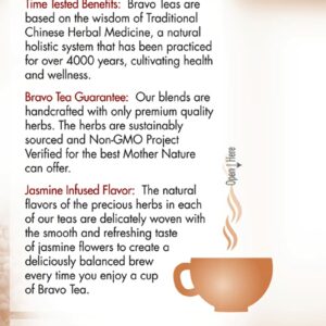 Bravo Tea Hair Regrowth Herbal Tea Caffeine Free 20 Tea Bags