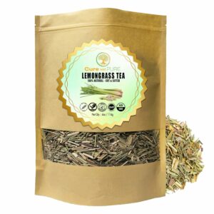 Cure wid Pure Organic Dried Lemongrass Cut & Sifted 4oz in a Resealable Bag