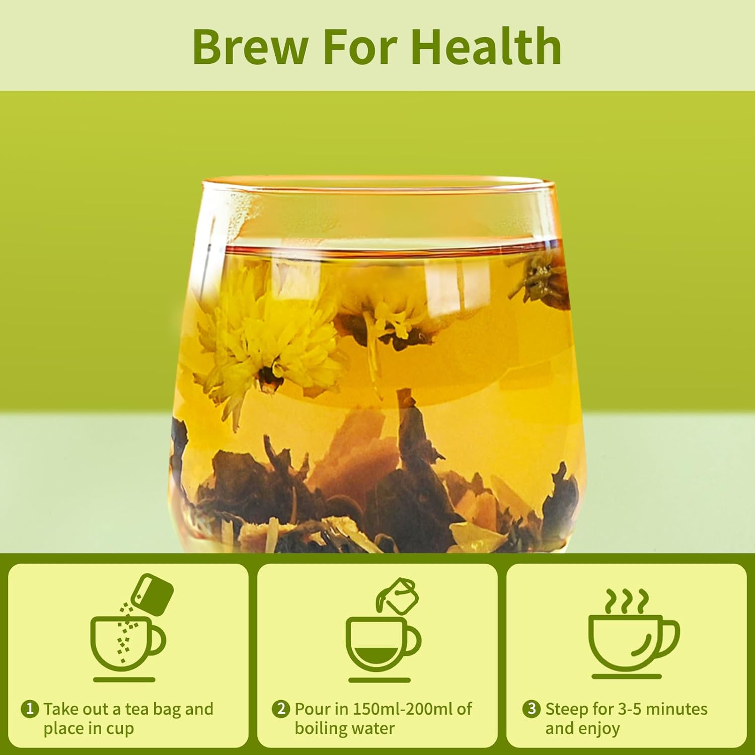 Dandelion Wolfberry Tea Bags Natural Kidneys & Liver Health Tea Dandelion Root Tea Organic 1 Pack 12 Bags