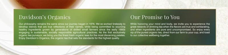 Davidson's Organics Anti Inflammation 100 count Unwrapped Tea Bags