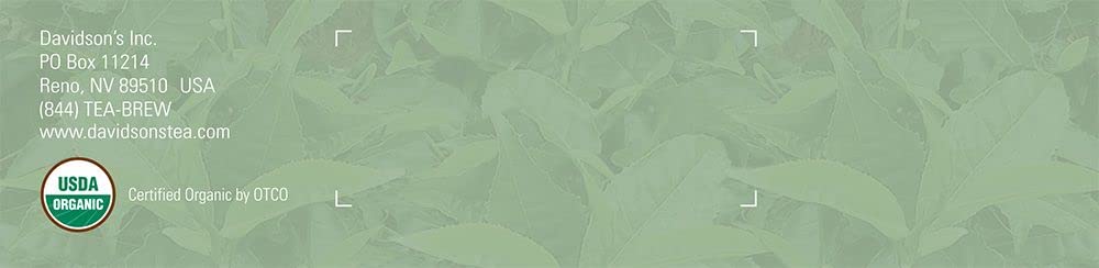 Davidson's Organics Tulsi Hibiscus Flower 100 count Unwrapped Tea Bags