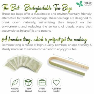 FreshDrinkUS Premium 75 Fennel Seed Tea Bags 100% Natural & Pure No Sugar No Caffeine