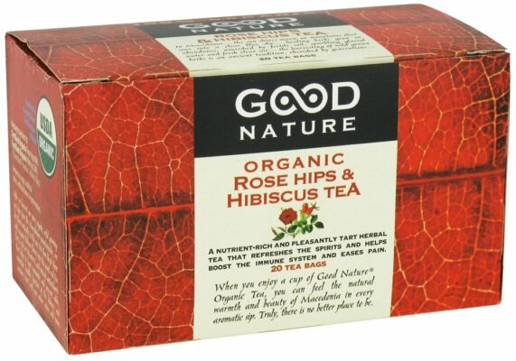 Good Nature Organic Rose Hips & Hibiscus Tea 1.76 Ounce