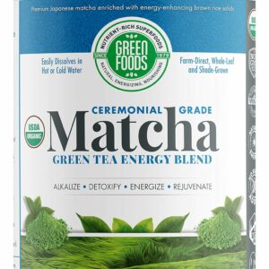 Green Foods Organic Ceremonial Grade Matcha Green Tea 11oz