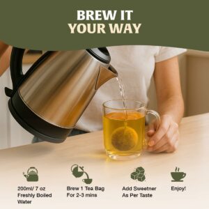 HANDPICK Original Tulsi Tea 100 count Holy Basil Calming and Stress Relief Tea Caffeine Free Herbal Tea