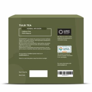 HANDPICK Original Tulsi Tea 100 count Holy Basil Calming and Stress Relief Tea Caffeine Free Herbal Tea
