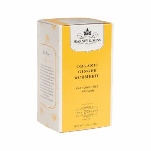 Harney & Sons Organic Tea Bags Ginger Turmeric 20 Count