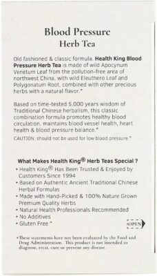 Health King Blood Pressure Herb Tea 20 Teabags