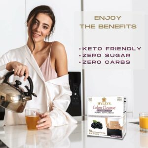 Hyleys Colon Cleanse Tea Blackberry Flavor 50 Tea Bags