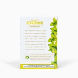 Lifestyle Awareness Organic Peppermint Tea Caffeine Free 20 Tea Bags Pack of 6