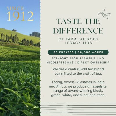 Luxmi Estates African Rose Organic Hibiscus Rose Tea Loose Leaf 50g 25 Cups
