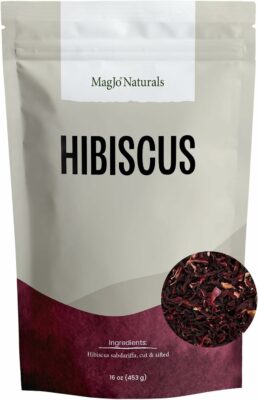 MagJo Naturals Hibiscus Flowers 1LB 16 Oz Hibiscus tea cut & sifted flowers