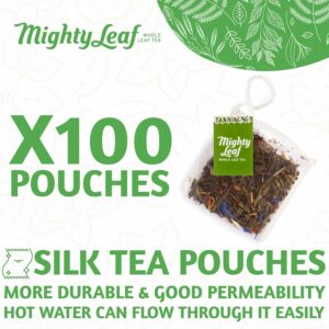 Mighty Leaf Green Tea Tropical 100 Count Foil Wrapped Tea Pouches